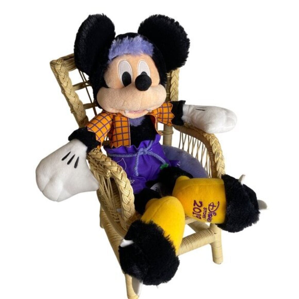 Disney Store 2019 Halloween Warewolf‎ Mickey Mouse Plush Toy 16"